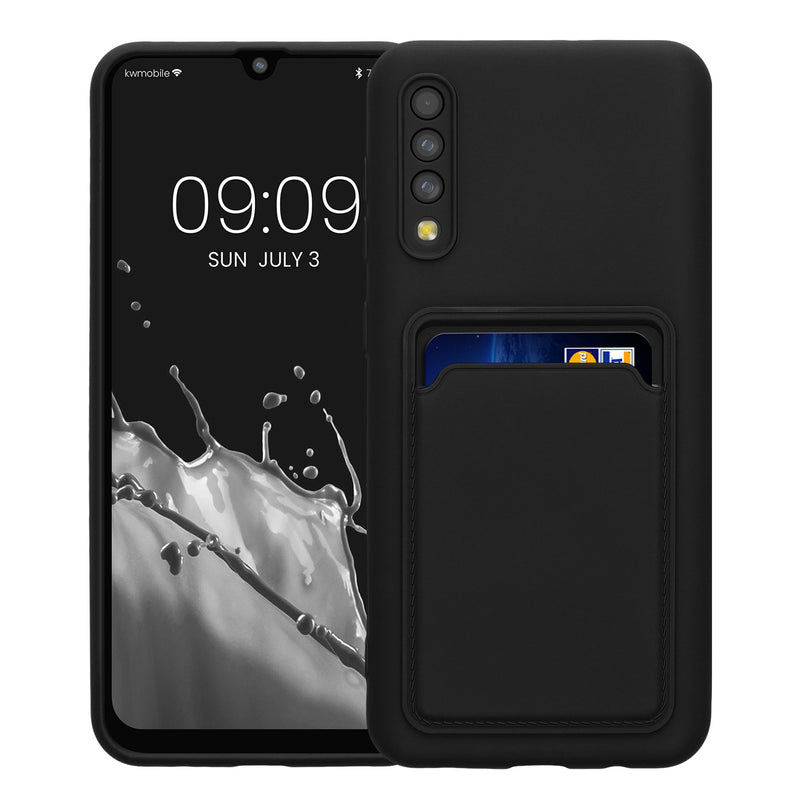 kwmobile Handyhülle kompatibel mit Samsung Galaxy A50 - Handy Cover mit Fach für Karten