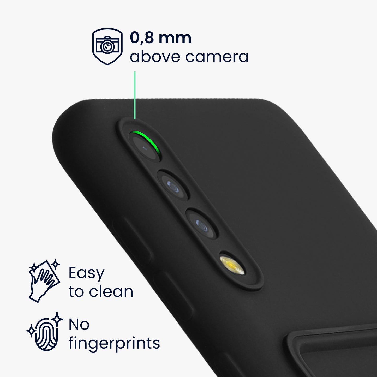 kwmobile Handyhülle kompatibel mit Samsung Galaxy A50 - Handy Cover mit Fach für Karten