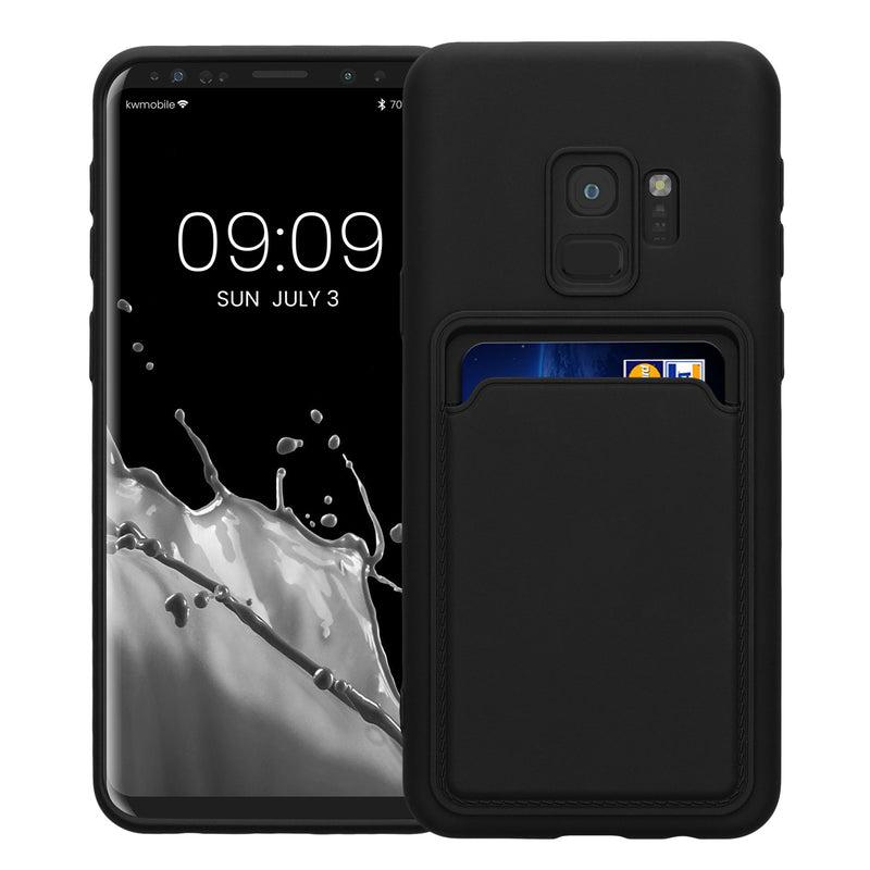 kwmobile Handyhülle kompatibel mit Samsung Galaxy S9 Hülle - Handy Cover mit Fach für Karten