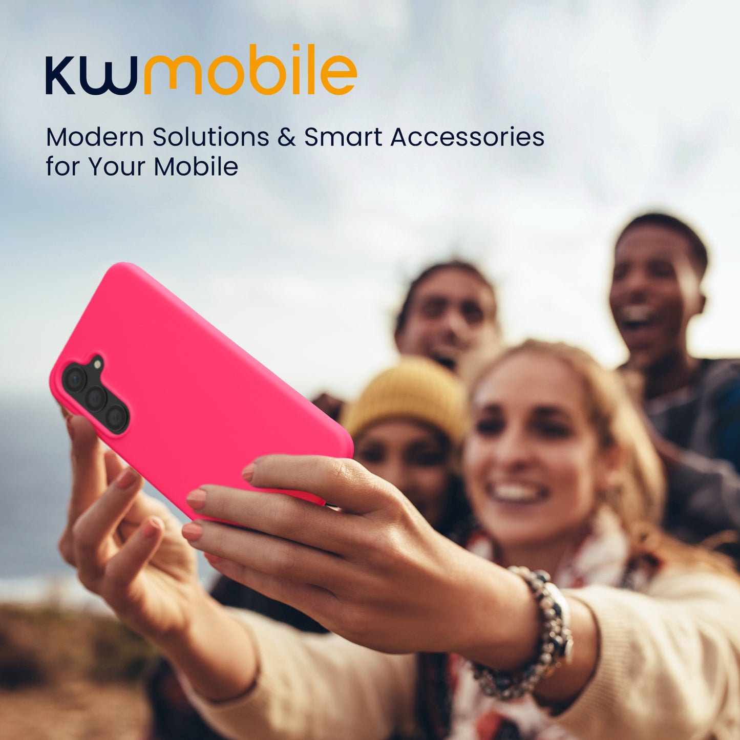 kwmobile Handyhülle für Samsung Galaxy S23 FE Hülle - Case Silikon - Kabelloses Laden - Schutzhülle Cover