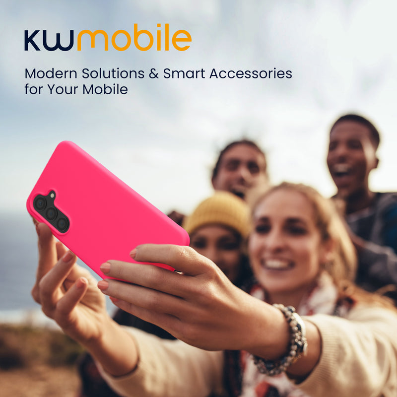kwmobile Handyhülle für Samsung Galaxy S23 FE Hülle - Case Silikon - Kabelloses Laden - Schutzhülle Cover