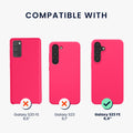 kwmobile Handyhülle für Samsung Galaxy S23 FE Hülle - Case Silikon - Kabelloses Laden - Schutzhülle Cover