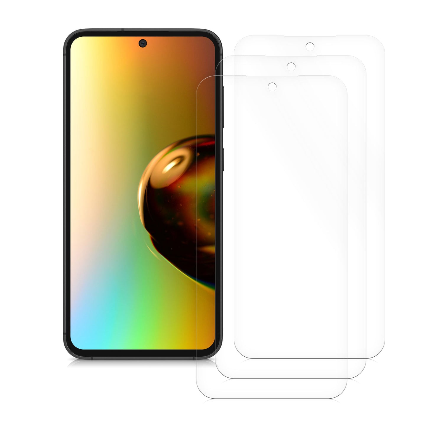 3x Folie kristallklar für Samsung Galaxy S23 FE