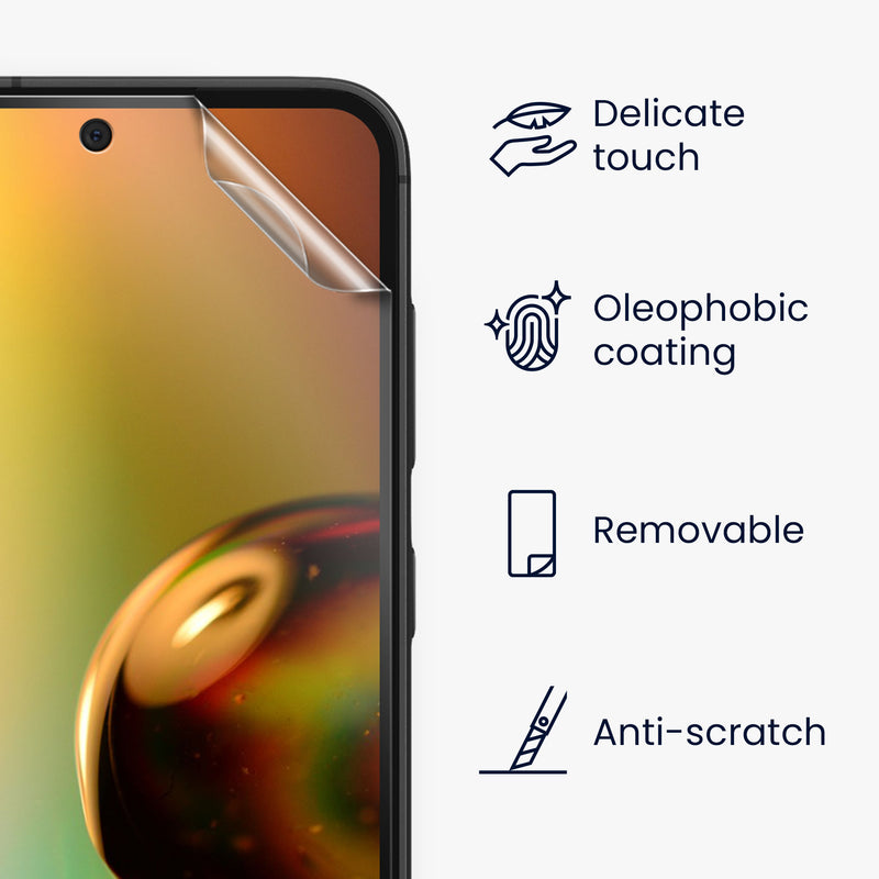 3x Folie kristallklar für Samsung Galaxy S23 FE