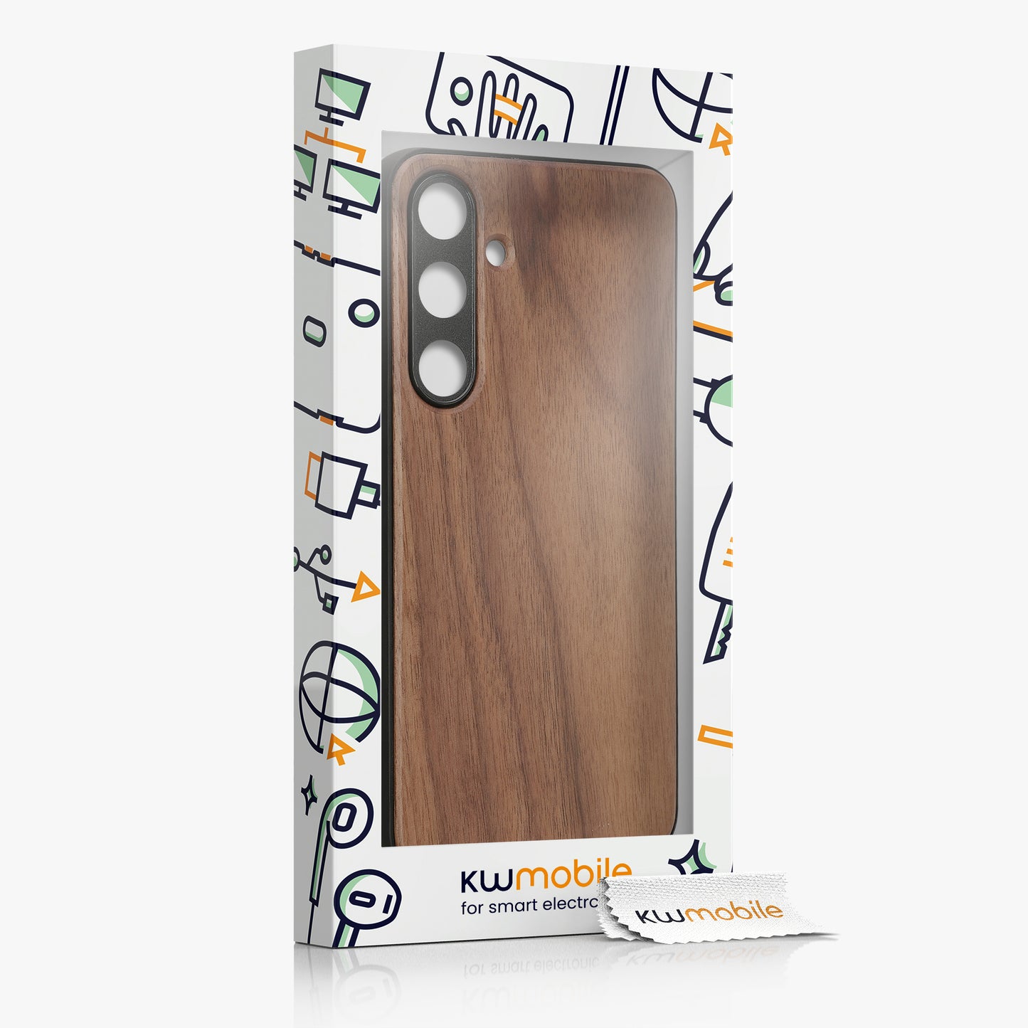 kwmobile Hülle kompatibel mit Samsung Galaxy S24 Plus Hülle - stoßfestes Handy Cover - TPU Handyhülle
