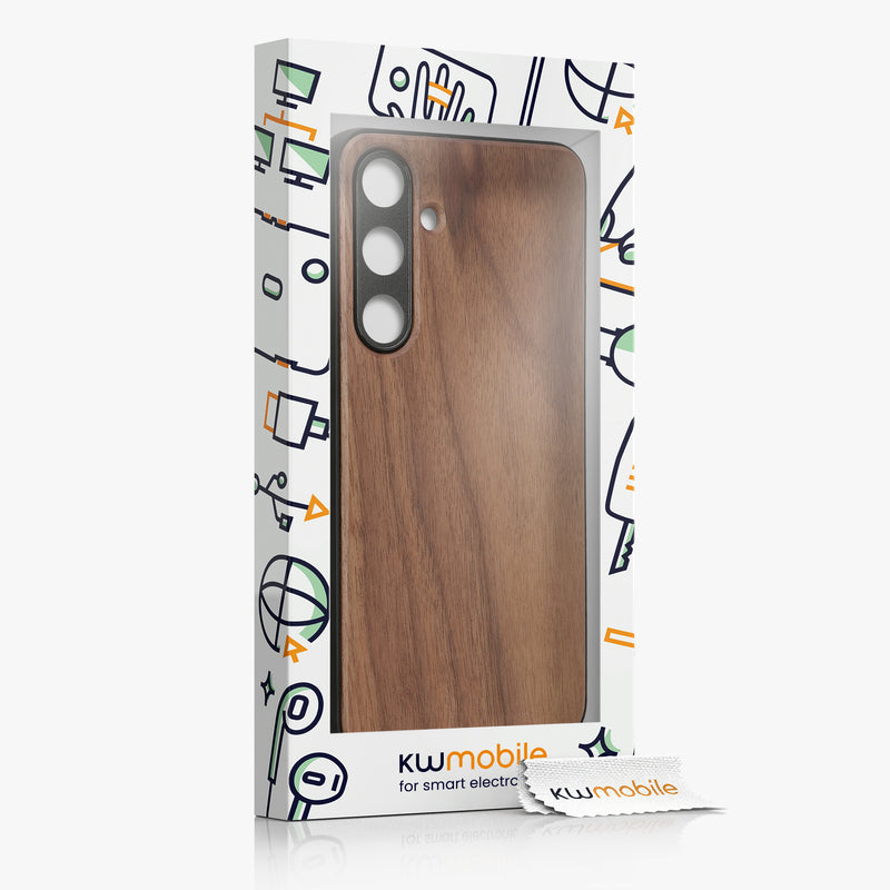 kwmobile Hülle kompatibel mit Samsung Galaxy S24 Plus Hülle - stoßfestes Handy Cover - TPU Handyhülle
