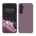kwmobile Hülle kompatibel mit Samsung Galaxy S25 Hülle - weiches TPU Silikon Case - Cover geeignet für kabelloses Laden - Helle Iris Helle Iris  