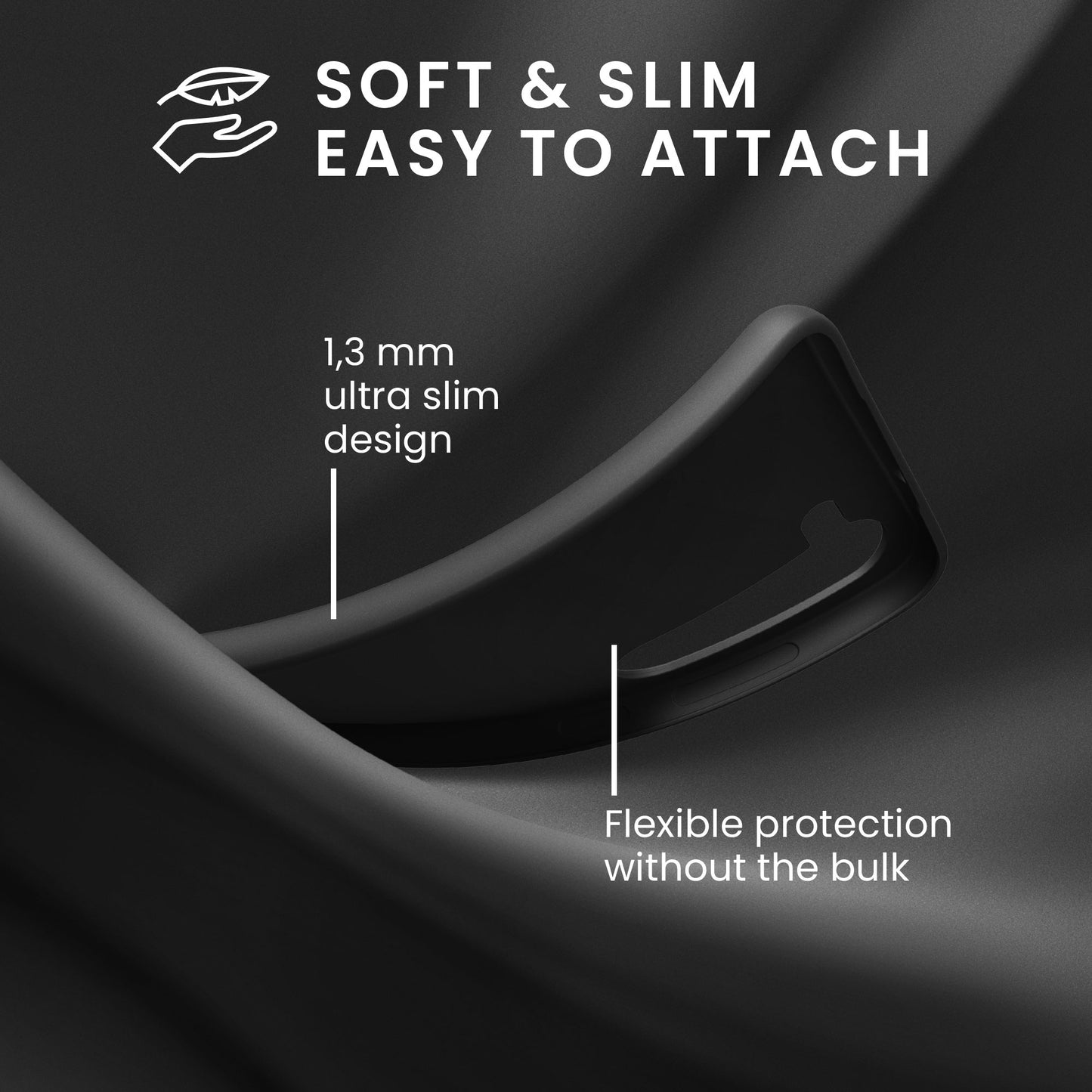 kwmobile Hülle kompatibel mit Samsung Galaxy S24 Ultra Hülle weich schlank Case stoßabsorbierend flexibel kabelloses Laden