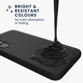 kwmobile Handyhülle für Samsung Galaxy A55 5G Hülle - Case Silikon - Kabelloses Laden - Schutzhülle Cover