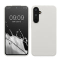 kwmobile Hülle kompatibel mit Samsung Galaxy A55 5G Hülle - Silikon Handy Case - Handyhülle weiche Oberfläche - kabelloses Laden - Weiß matt Weiß matt  