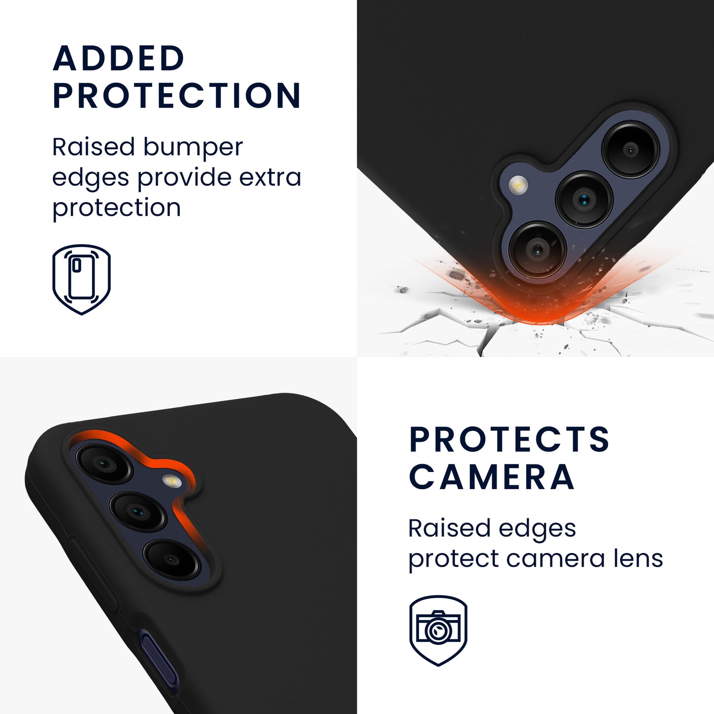 kwmobile Handyhülle für Samsung Galaxy A15 5G Schutzhülle Cover