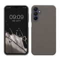 kwmobile Hülle kompatibel mit Samsung Galaxy A15 5G Hülle - Silikon Handy Case - Handyhülle weiche Oberfläche - kabelloses Laden - Stone Dust Stone Dust  