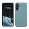 kwmobile Hülle kompatibel mit Samsung Galaxy A15 5G Hülle - Silikon Handy Case - Handyhülle weiche Oberfläche - kabelloses Laden - Antique Stone Antique Stone  