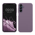 kwmobile Hülle kompatibel mit Samsung Galaxy A15 5G Hülle - Silikon Handy Case - Handyhülle weiche Oberfläche - kabelloses Laden - Helle Iris Helle Iris  