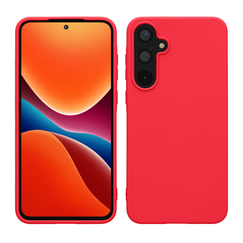 kwmobile Hülle kompatibel mit Samsung Galaxy A55 5G Hülle - weiches TPU Silikon Case - Cover geeignet für kabelloses Laden - Neon Pink Neon Pink  