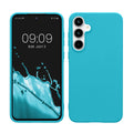 kwmobile Hülle kompatibel mit Samsung Galaxy A55 5G Hülle - weiches TPU Silikon Case - Cover geeignet für kabelloses Laden - Cool Glacier Cool Glacier  