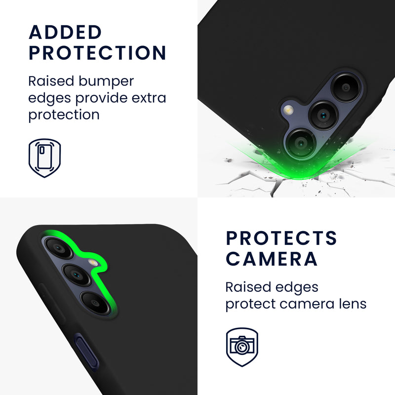 kwmobile Handyhülle für Samsung Galaxy A15 5G - Kabelloses Laden - Schutzhülle Cover