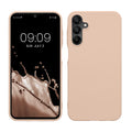 kwmobile Hülle kompatibel mit Samsung Galaxy A15 5G Hülle - weiches TPU Silikon Case - Cover geeignet für kabelloses Laden - Coconut Swirl Coconut Swirl  