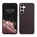 kwmobile Case kompatibel mit Samsung Galaxy A55 5G Hülle - Schutzhülle aus Silikon metallisch schimmernd - Handyhülle Metallic Brombeere Metallic Brombeere  