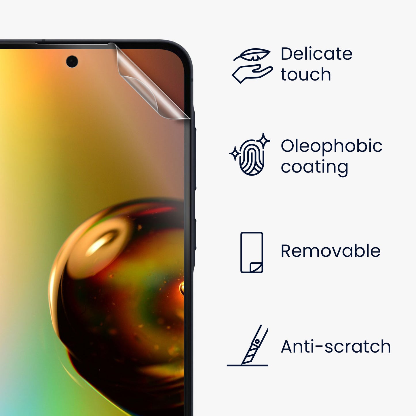 3x Folie kristallklar für Samsung Galaxy A55 5G