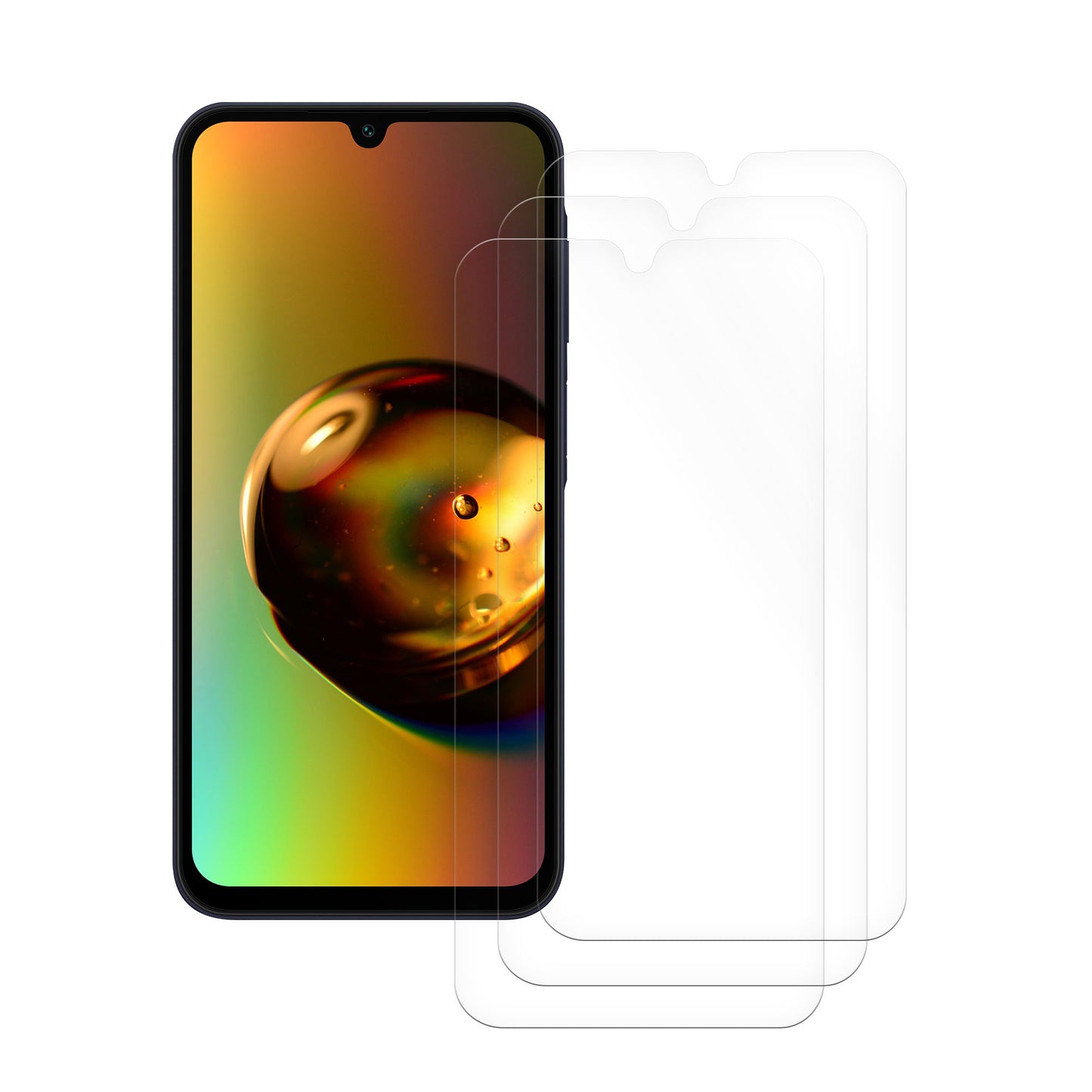 3x Folie kristallklar für Samsung Galaxy A15 5G