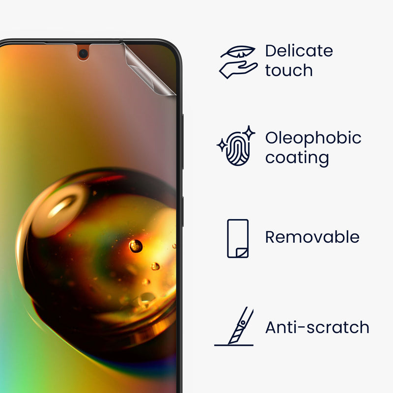 kwmobile Displayschutzfolie kompatibel mit Samsung Galaxy S24 Folie Set