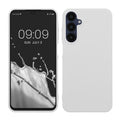 kwmobile Hülle kompatibel mit Samsung Galaxy A25 Hülle - weiches TPU Silikon Case - Cover geeignet für kabelloses Laden - Weiß matt Weiß matt  