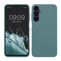 kwmobile Hülle kompatibel mit Samsung Galaxy A25 Hülle - weiches TPU Silikon Case - Cover geeignet für kabelloses Laden - Arctic Night Arctic Night  