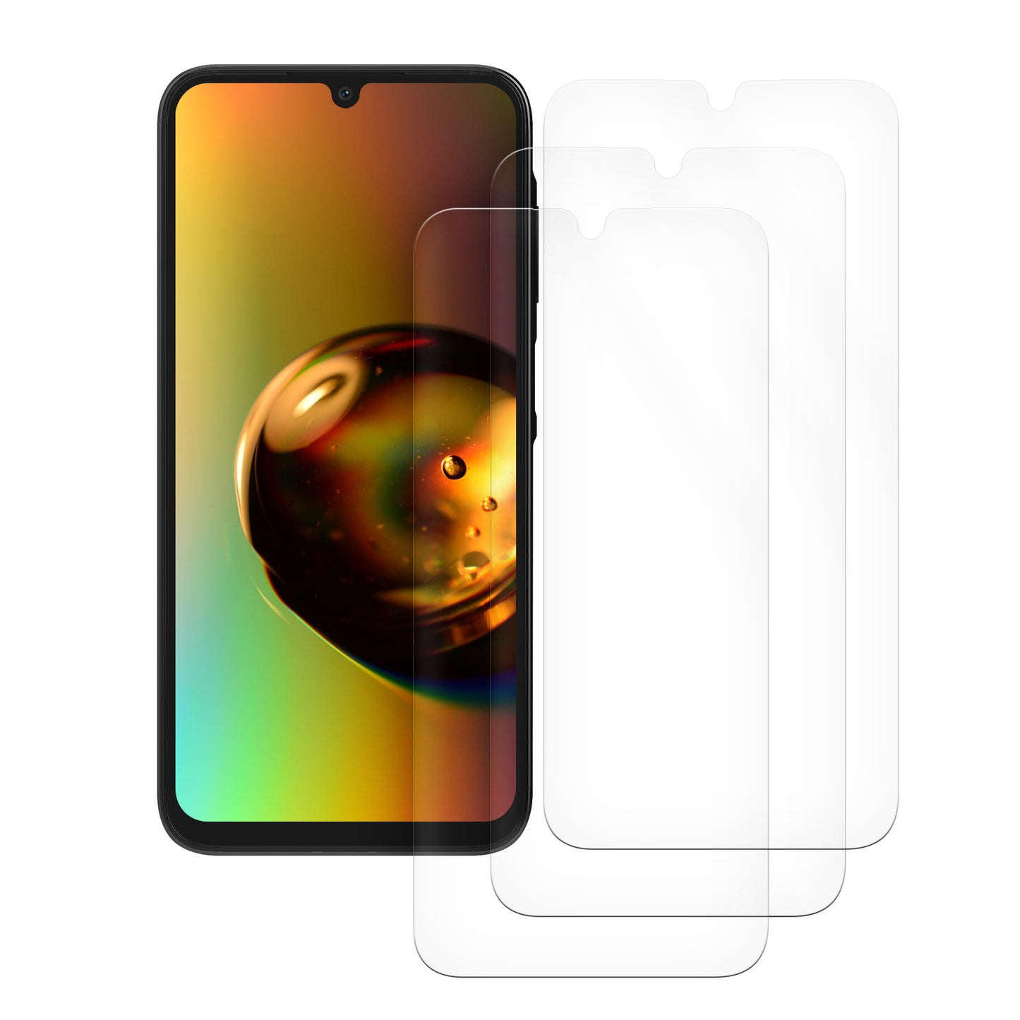 3x Folie kristallklar für Samsung Galaxy A25