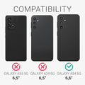 3x Displayschutzfolie matt kompatibel mit Samsung Galaxy A54 5G
