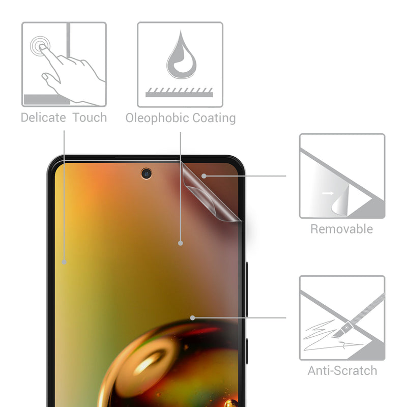 3x Displayschutzfolie matt kompatibel mit Samsung Galaxy A53 5G
