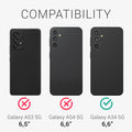 3x Displayschutzfolie matt kompatibel mit Samsung Galaxy A34 5G