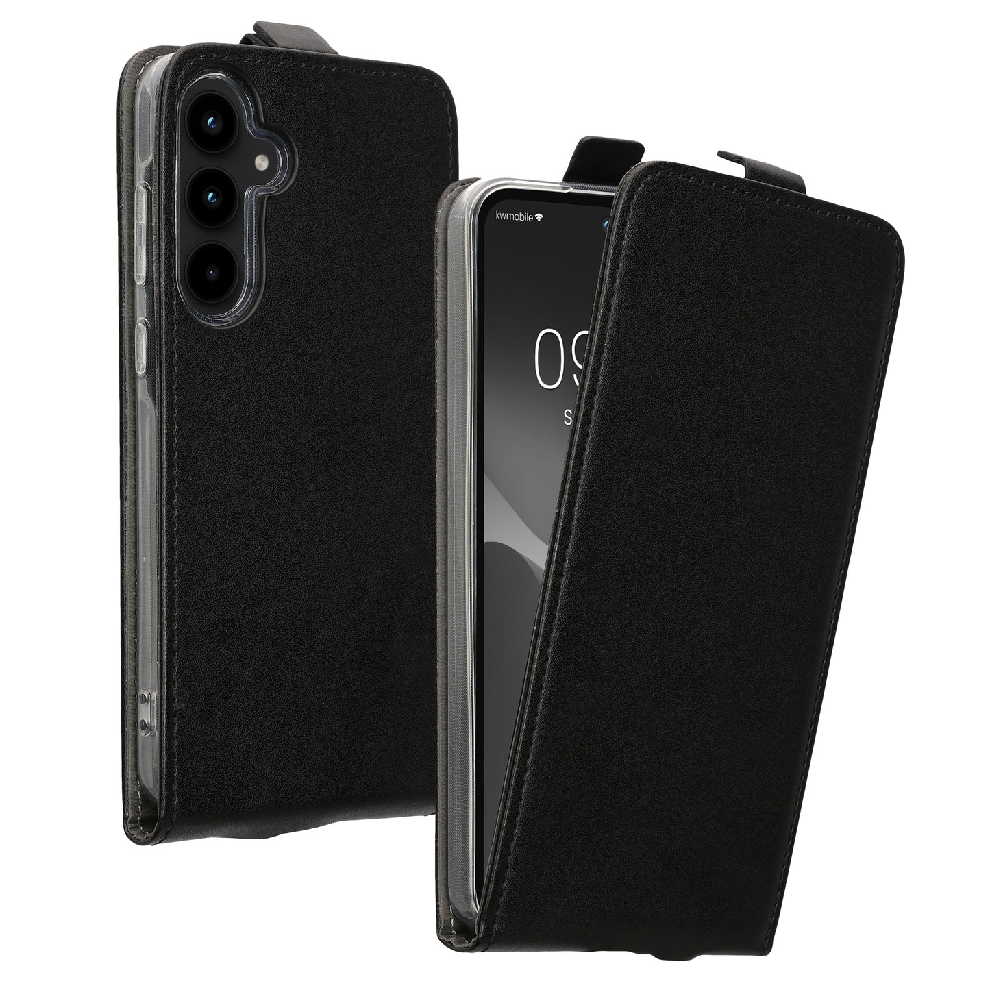kwmobile Schutzhülle kompatibel mit Samsung Galaxy A55 5G - Hülle Handy - Flip Case Handyhülle