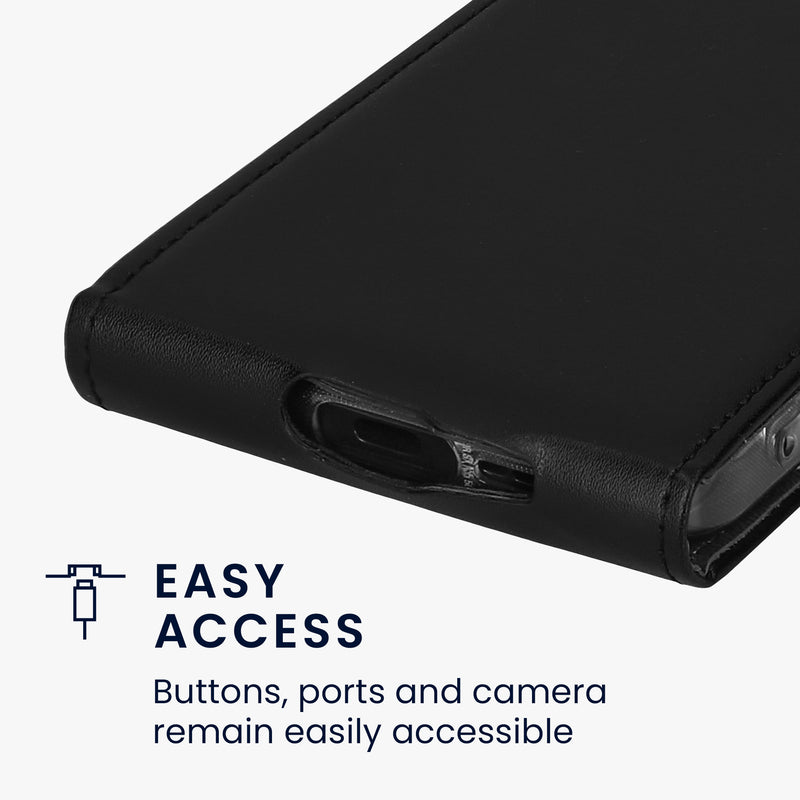 kwmobile Schutzhülle kompatibel mit Samsung Galaxy A55 5G - Hülle Handy - Flip Case Handyhülle