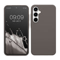 kwmobile Hülle kompatibel mit Samsung Galaxy A35 Hülle - Silikon Handy Case - Handyhülle weiche Oberfläche - kabelloses Laden - Stone Dust Stone Dust  