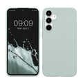 kwmobile Hülle kompatibel mit Samsung Galaxy A35 Hülle - weiches TPU Silikon Case - Cover geeignet für kabelloses Laden - Cool Mint Cool Mint  