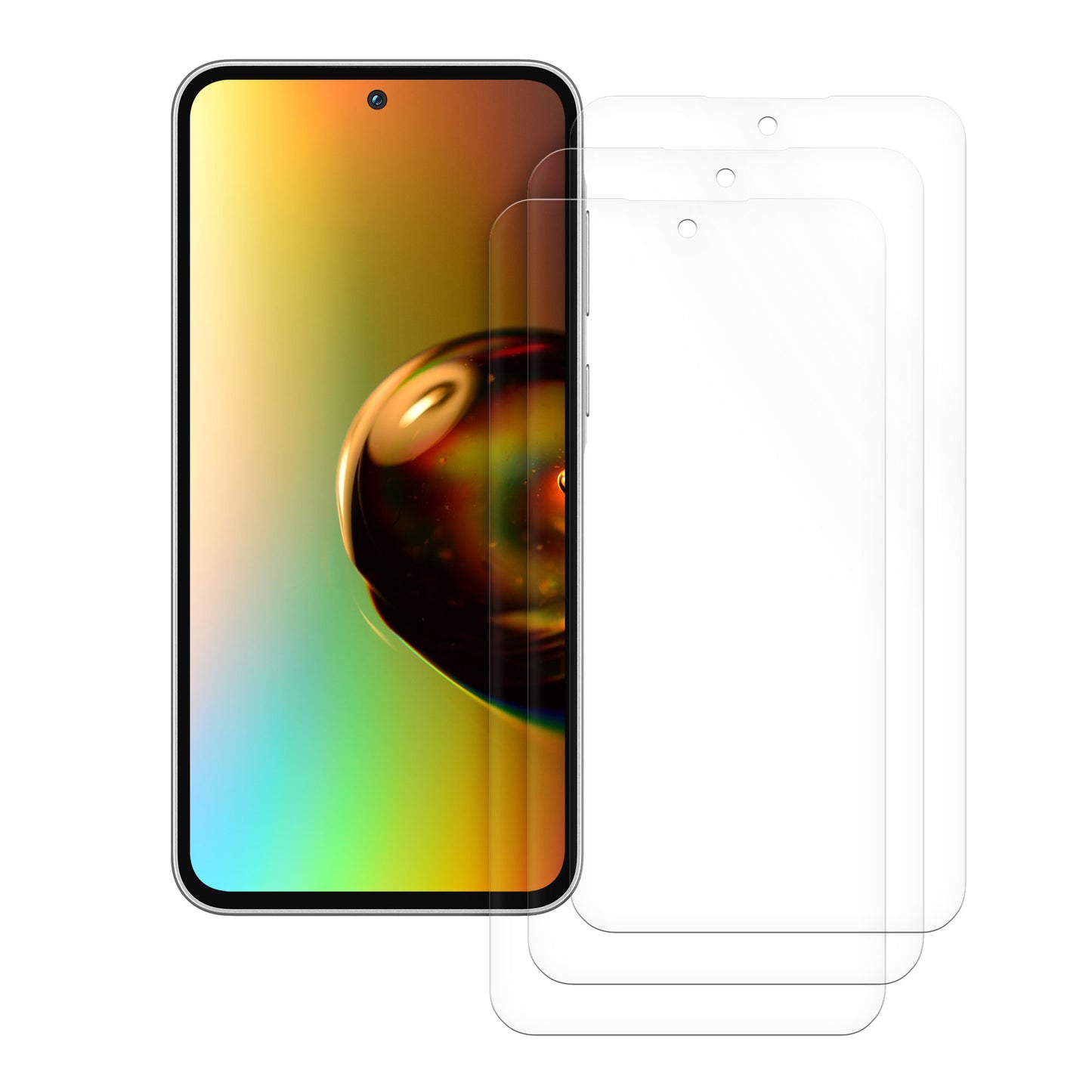 3x Folie kristallklar für Samsung Galaxy A35