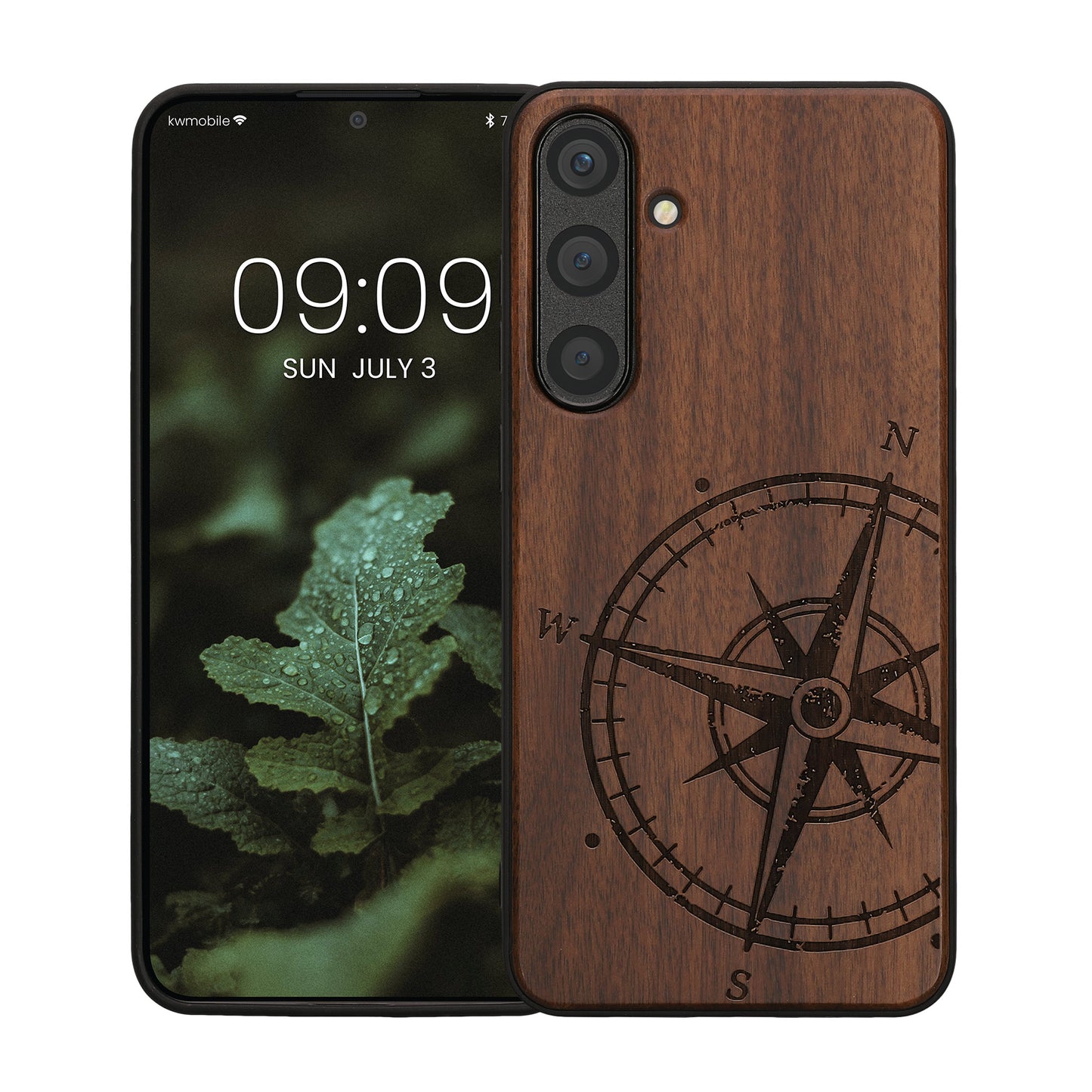 Holzhülle mit TPU Bumper für Samsung Galaxy S24 Plus Holz