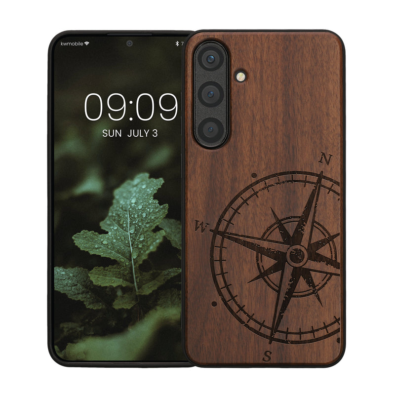 Holzhülle mit TPU Bumper für Samsung Galaxy S24 Plus Holz