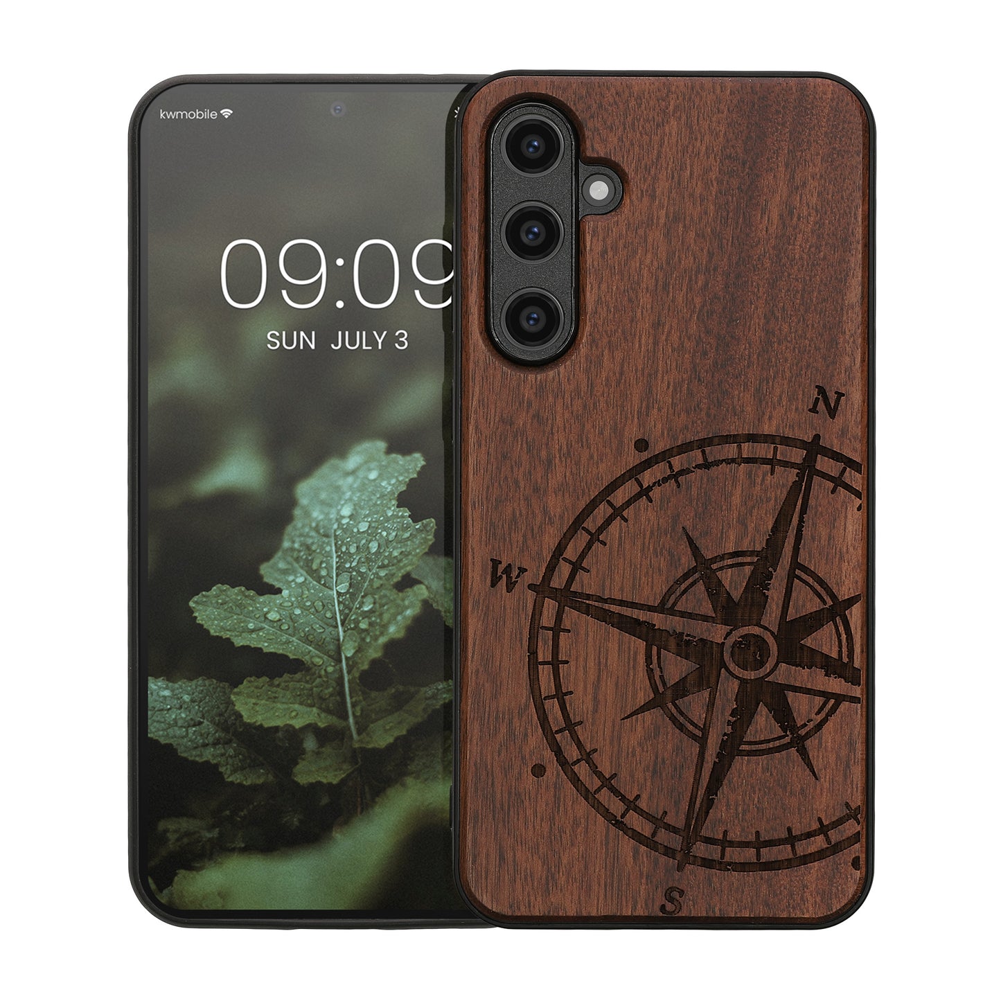kwmobile Hülle kompatibel mit Samsung Galaxy S23 FE Handy Cover TPU Handyhülle Indische Sonne
