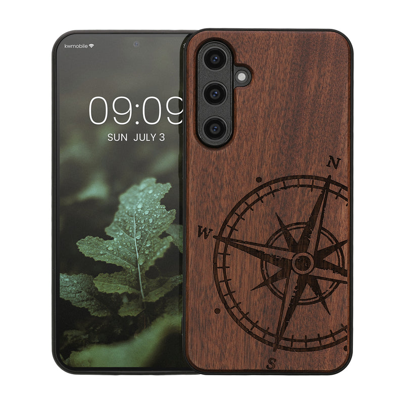 kwmobile Hülle kompatibel mit Samsung Galaxy S23 FE Handy Cover TPU Handyhülle Indische Sonne