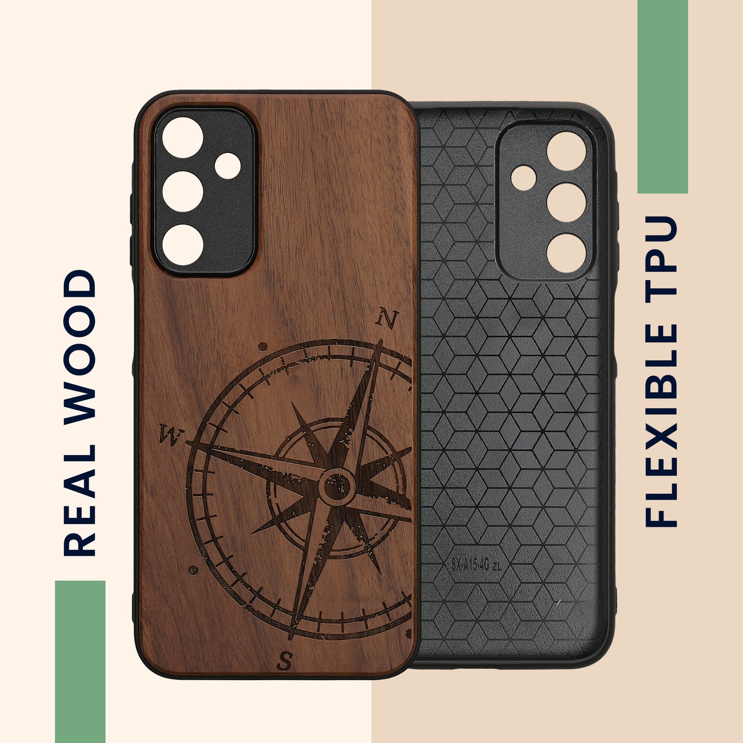 kwmobile Hülle kompatibel mit Samsung Galaxy A15 5G Handy Cover TPU Handyhülle Anker Vintage