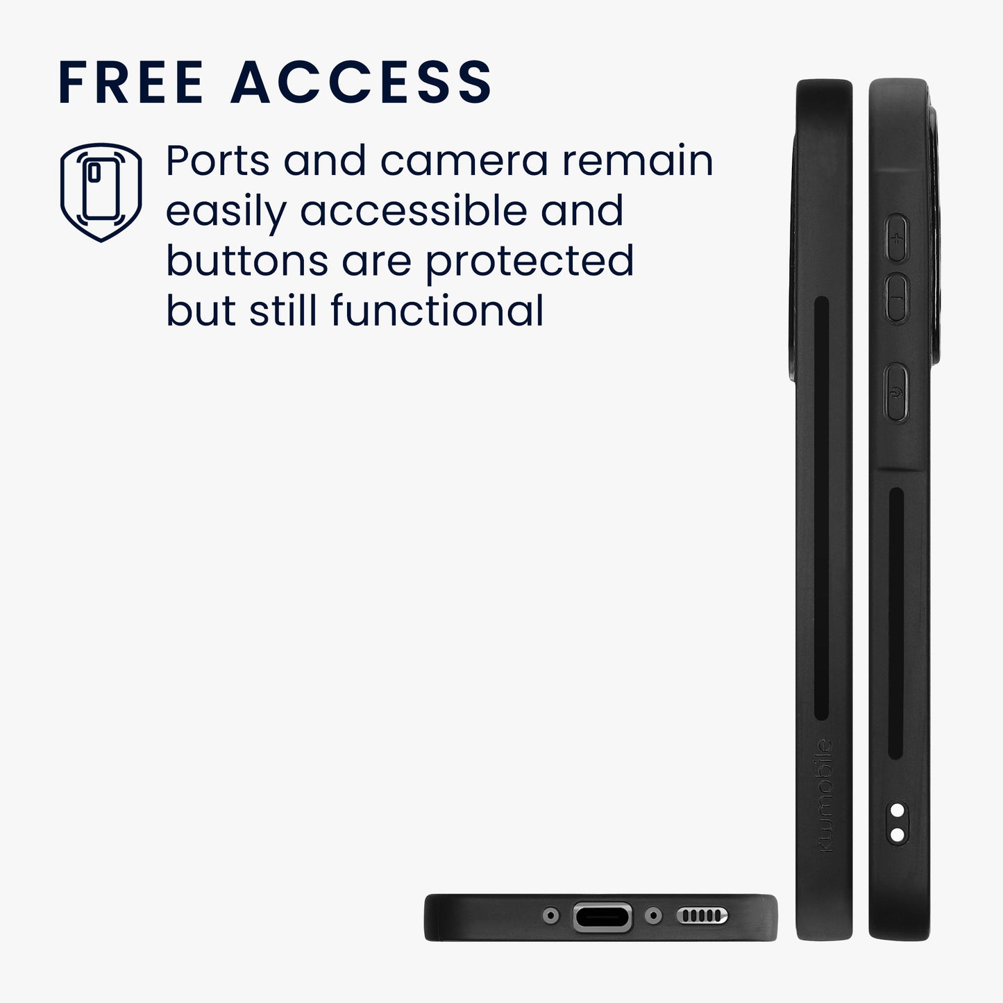 kwmobile Hülle kompatibel mit Samsung Galaxy A35 - Handyhülle - Handy Schutzhülle - Smartphone Cover