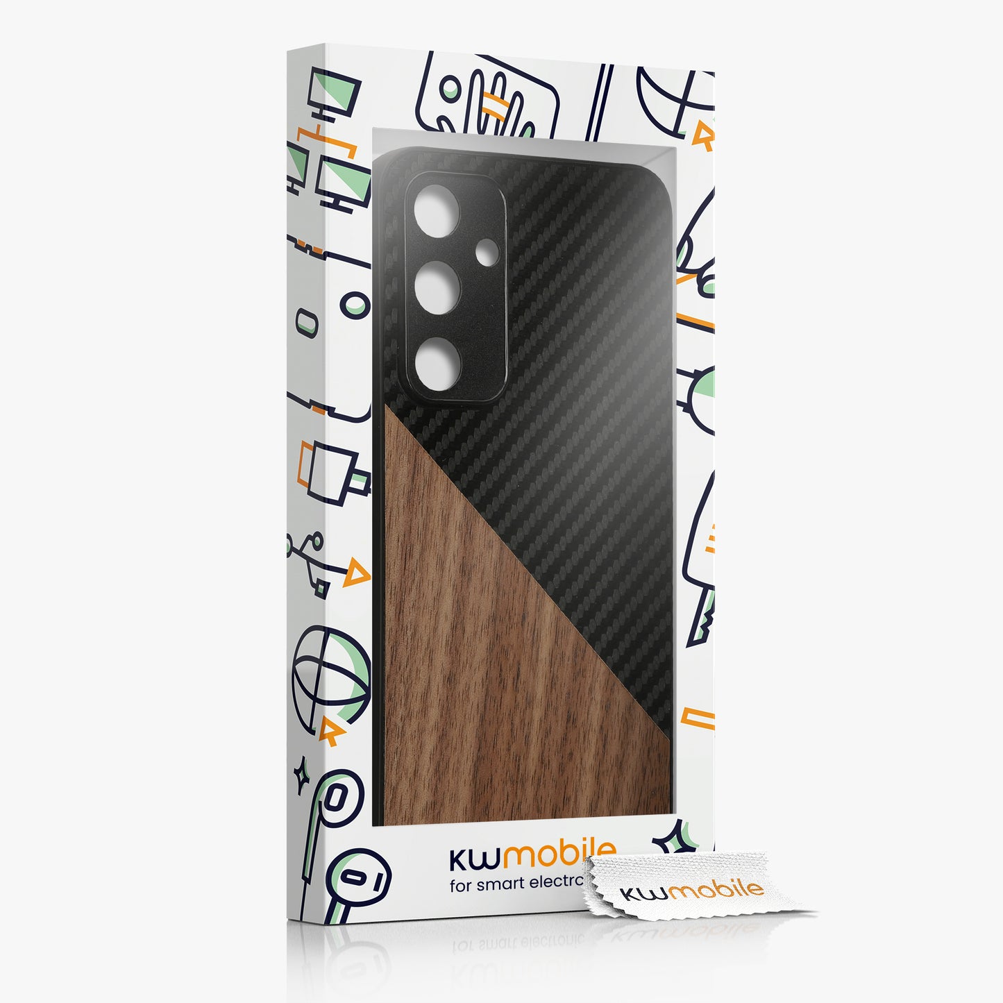 kwmobile Hülle kompatibel mit Samsung Galaxy A55 5G - Handyhülle - Handy Schutzhülle - Smartphone Cover