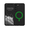 kwmobile Hülle kompatibel mit Samsung Galaxy S22 Hülle magnetisches Silikon Case kompatibel mit MagSafe Cover gummiert