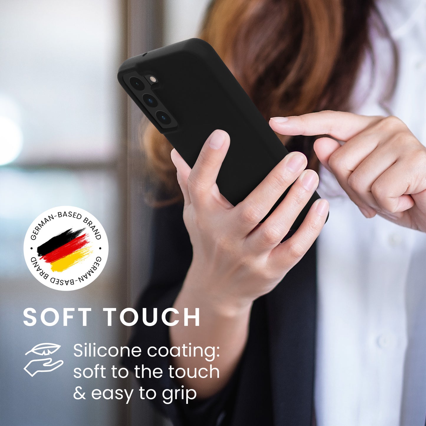 kwmobile Hülle kompatibel mit Samsung Galaxy S22 Hülle magnetisches Silikon Case kompatibel mit MagSafe Cover gummiert