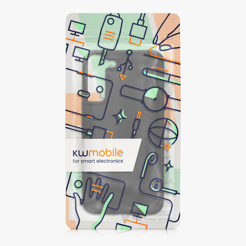 kwmobile Hülle kompatibel mit Samsung Galaxy S22 Plus Hülle - magnetisches Silikon Case kompatibel mit MagSafe - Cover gummiert