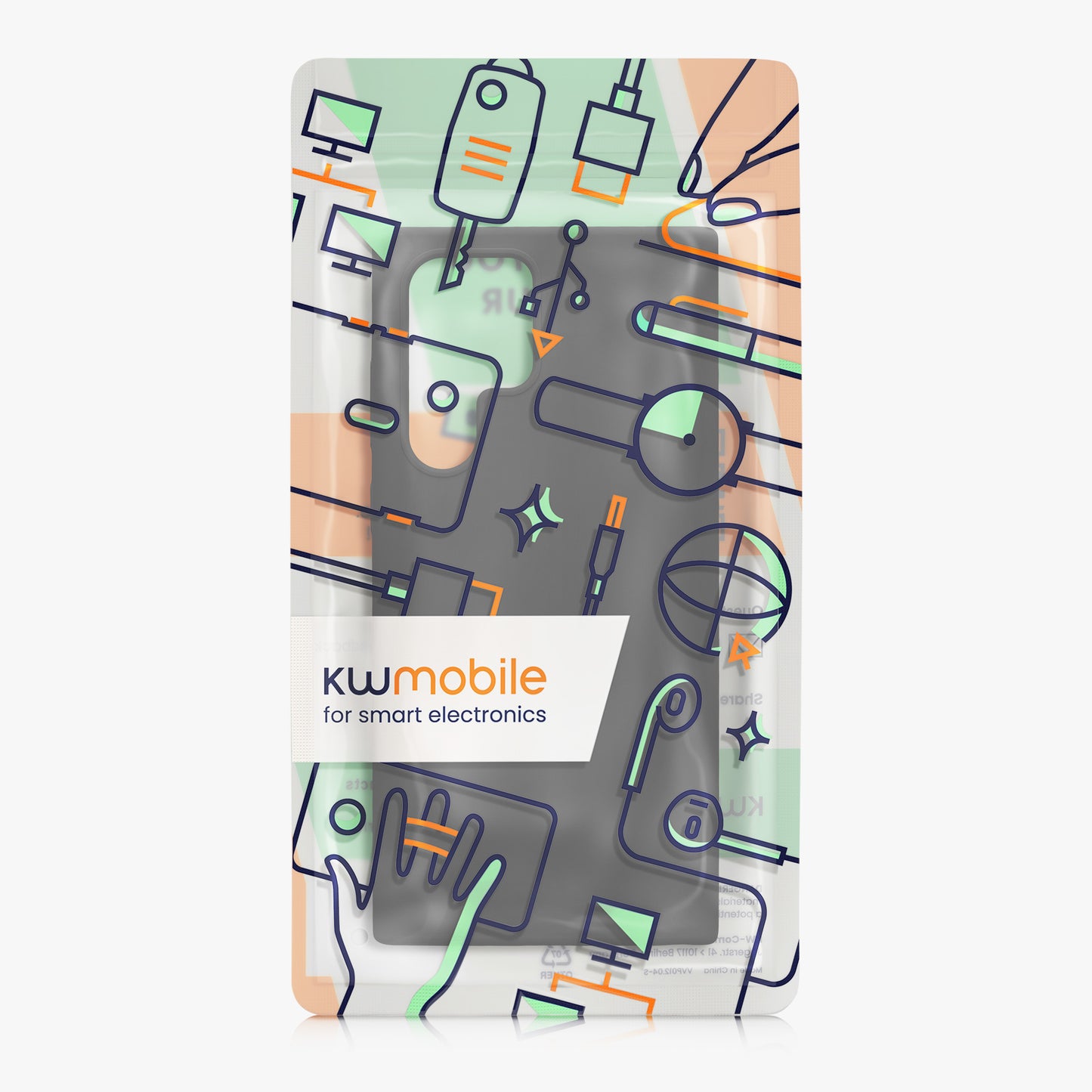 kwmobile Hülle kompatibel mit Samsung Galaxy S22 Ultra Hülle magnetisches Case kompatibel mit MagSafe Cover gummiert