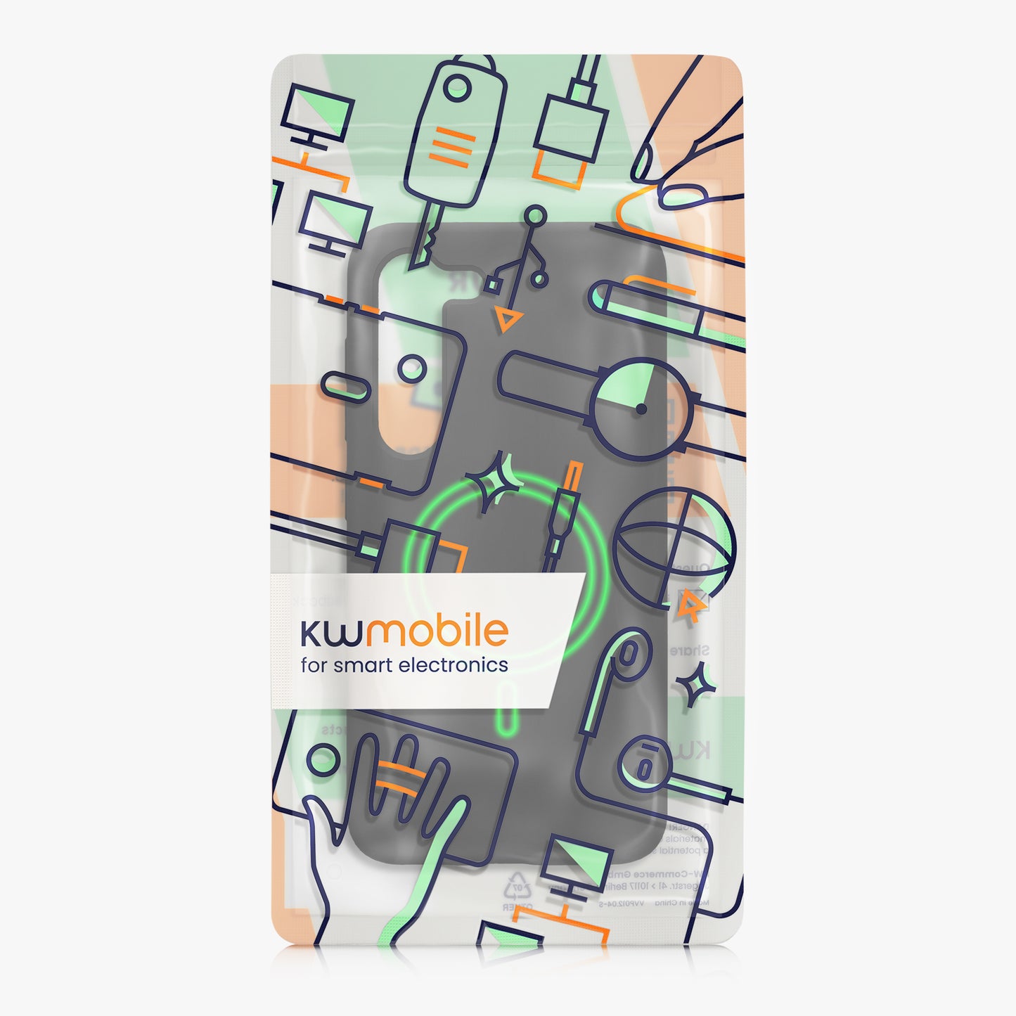 kwmobile Hülle kompatibel mit Samsung Galaxy S23 Hülle magnetisches Silikon Case kompatibel mit MagSafe Cover gummiert