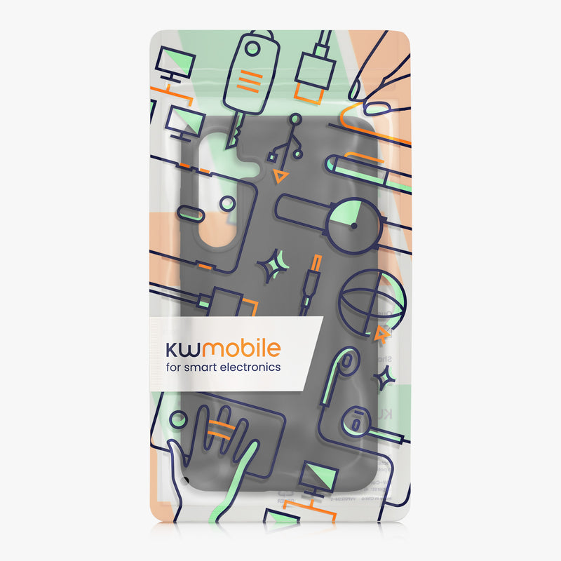 kwmobile Hülle kompatibel mit Samsung Galaxy S24 Plus Hülle - magnetisches Silikon Case kompatibel mit MagSafe - Cover gummiert